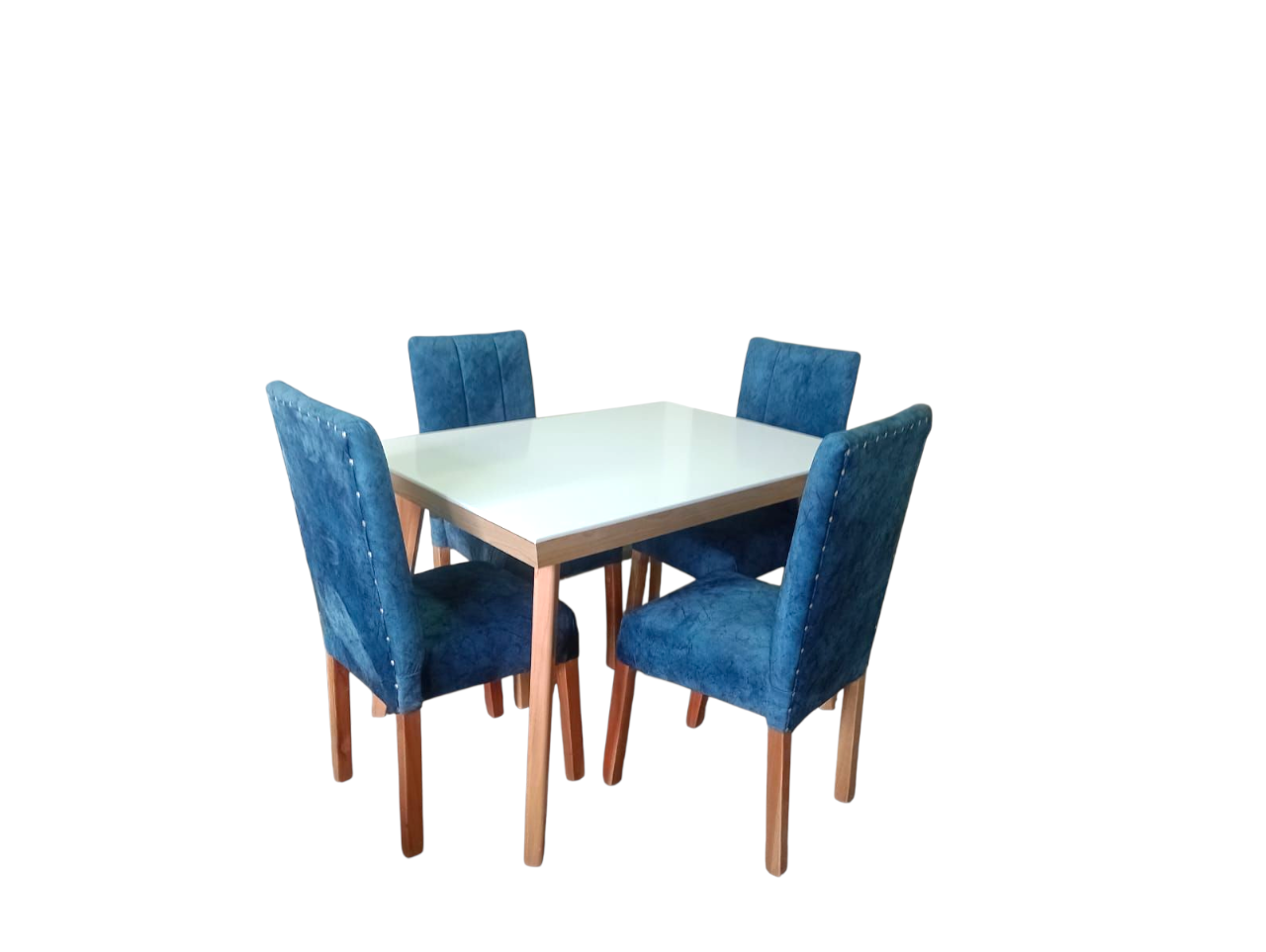 COMEDOR ORIENTAL TELA  AMIGABLES  CON LAS MASCOTAS AZUL