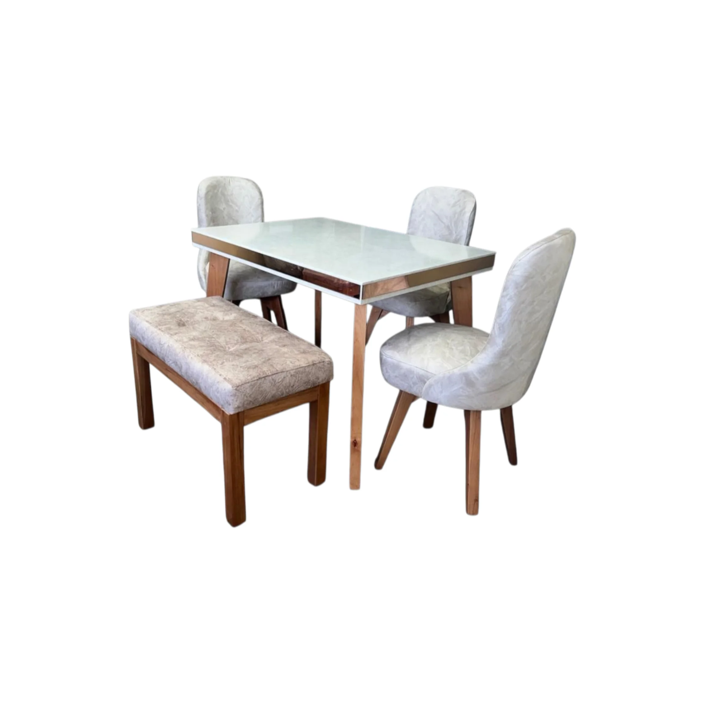 Comedor Hollywood 5 Puestos - Glamour y Elegancia Premium