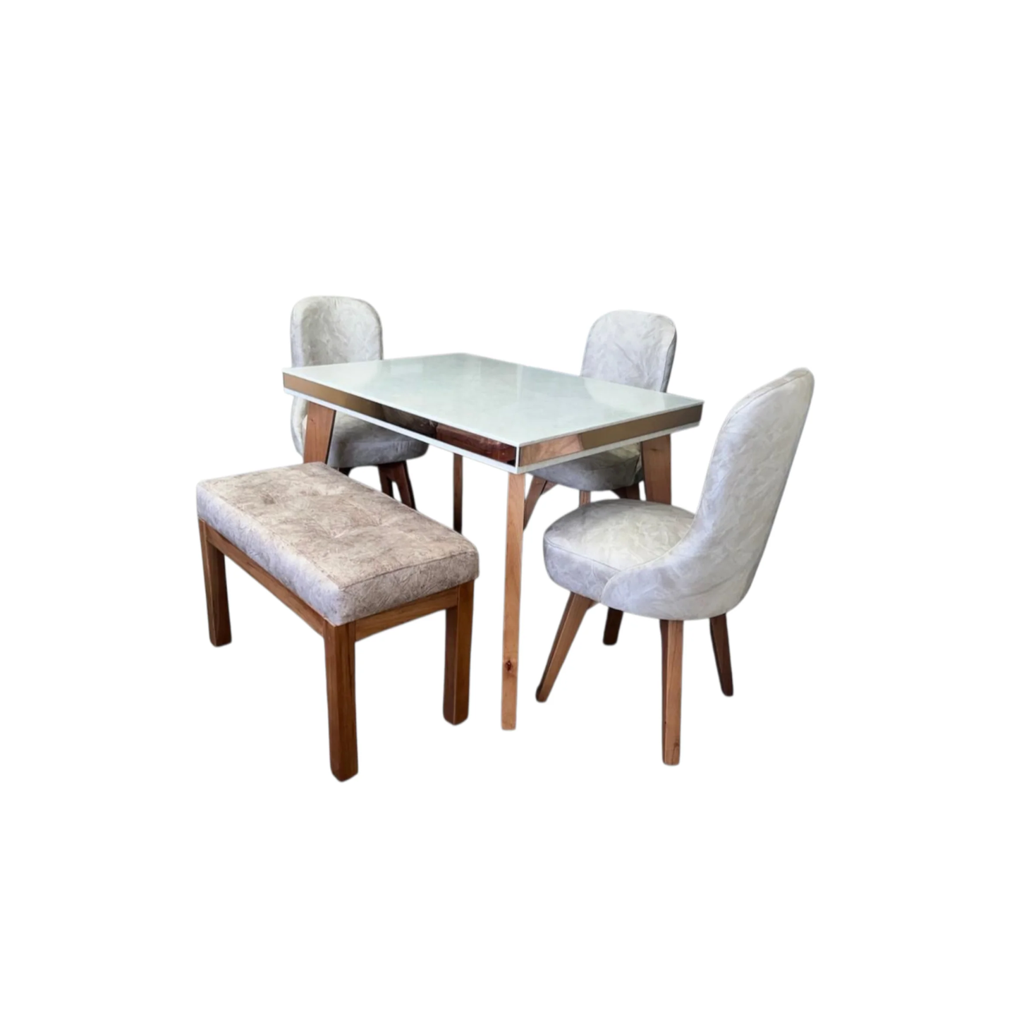 Comedor Hollywood 5 Puestos - Glamour y Elegancia Premium