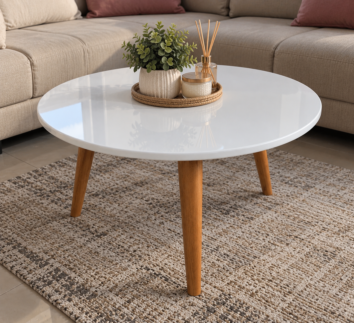 Mesa de centro de sala luna