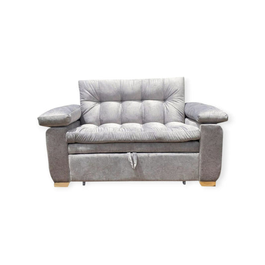 SOFA CAMA ESPAÑA TELA  ANTIFLUIDO  COLOR PLATA