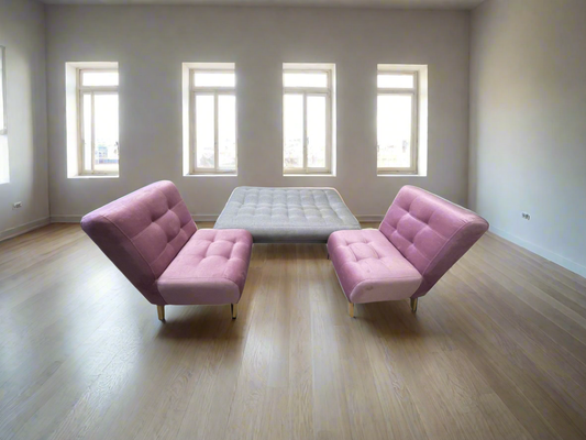Juego de Sofa en L cama Timbu Porto + Mesa  de centro de sala