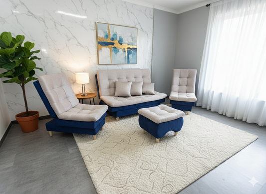 SALA  MINI THIAGO EN TELA ANTIFLUIDO