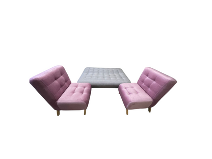 Juego de Sofa en L cama Timbu Porto + Mesa  de centro de sala